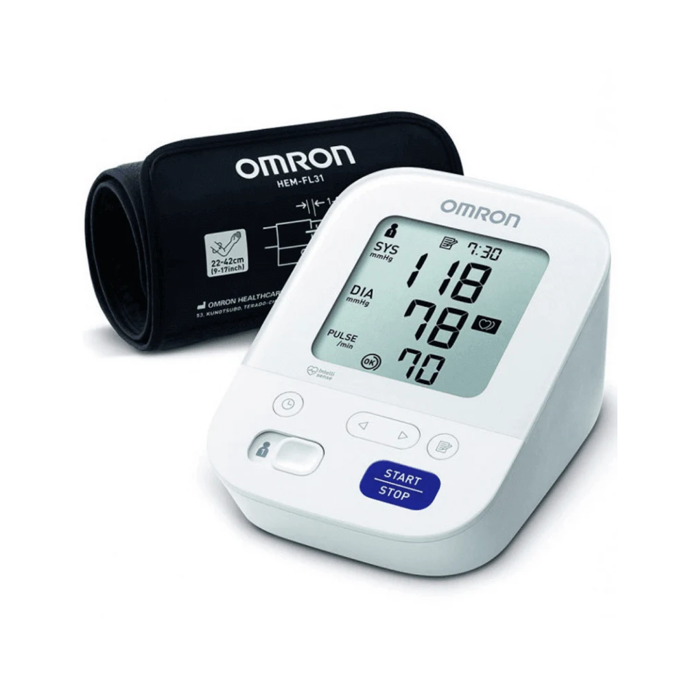 Omron M3 Comfort Bloeddrukmeter – Klinische Nauwkeurigheid en Comfortabele Thuisgebruik