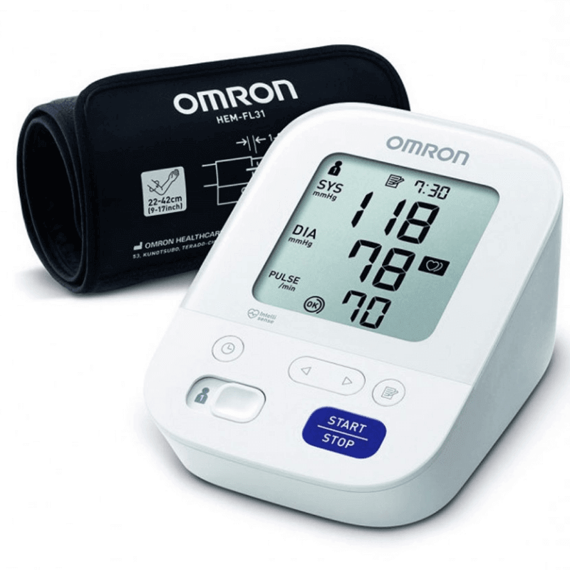 Omron M3 Comfort Bloeddrukmeter – Klinische Nauwkeurigheid en Comfortabele Thuisgebruik