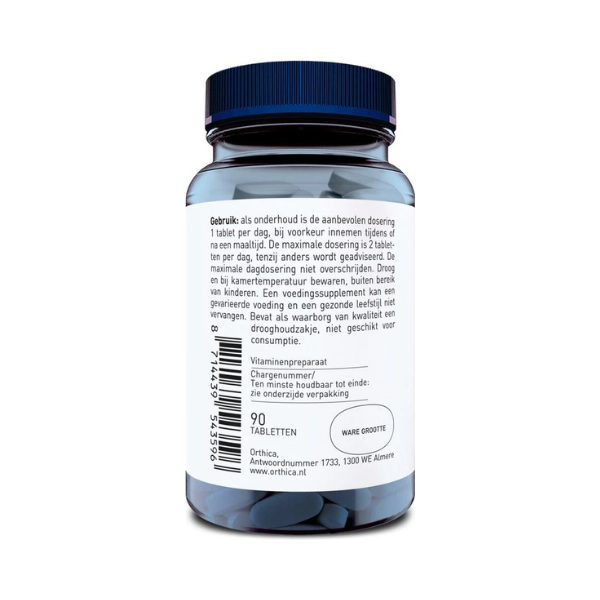 Orthica C-500 – Vitamine C voor Weerstand en Energie | 90 Tabletten