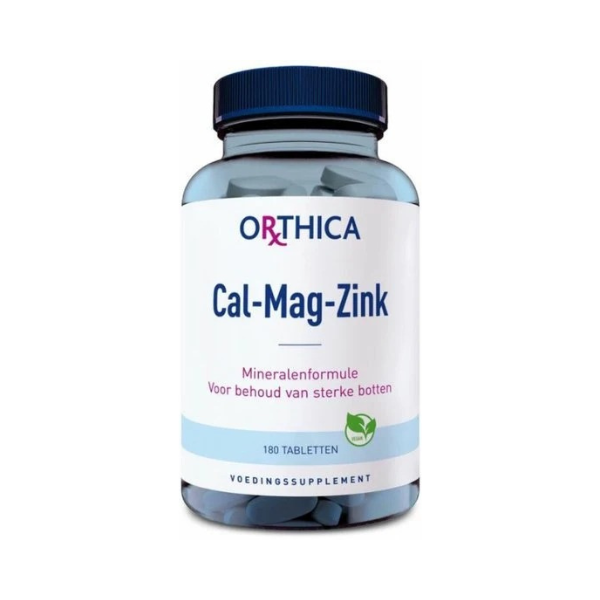 Orthica Cal-Mag-Zink - Calcium Magnesium Zink Tabletten – 90 stuks | Botten