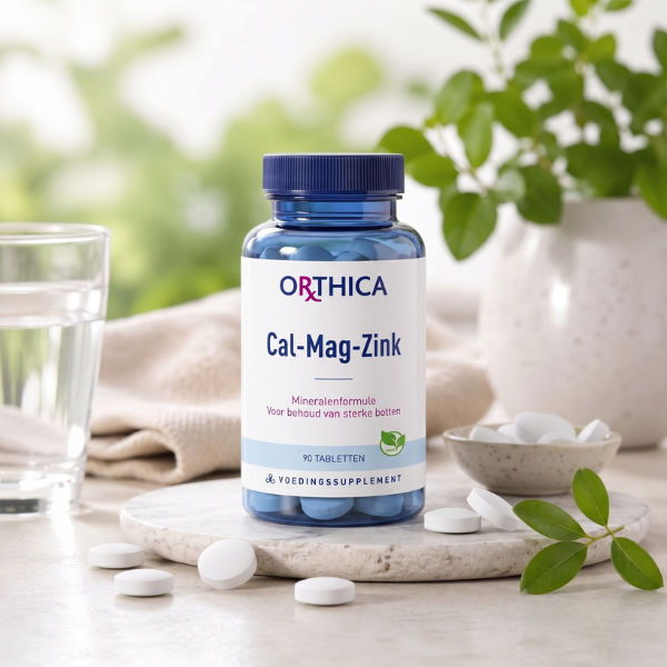 Orthica Cal-Mag-Zink - Calcium Magnesium Zink Tabletten – 90 stuks | Botten