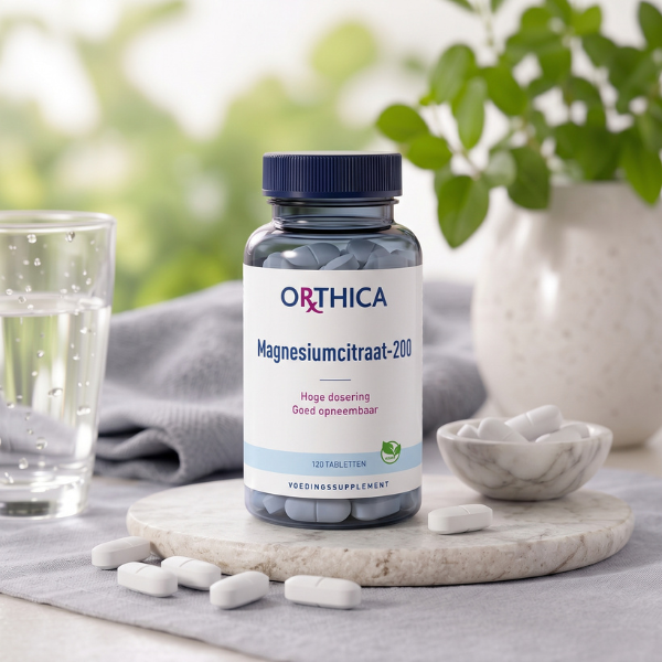 Orthica Magnesiumcitraat-200 Tabletten – 60 stuks | Stress