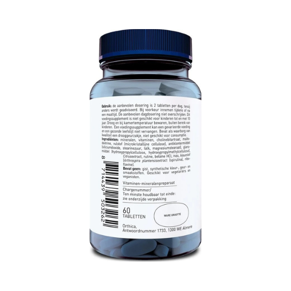 Orthica Multi Vegan Tabletten – 60 stuks | Weerstand