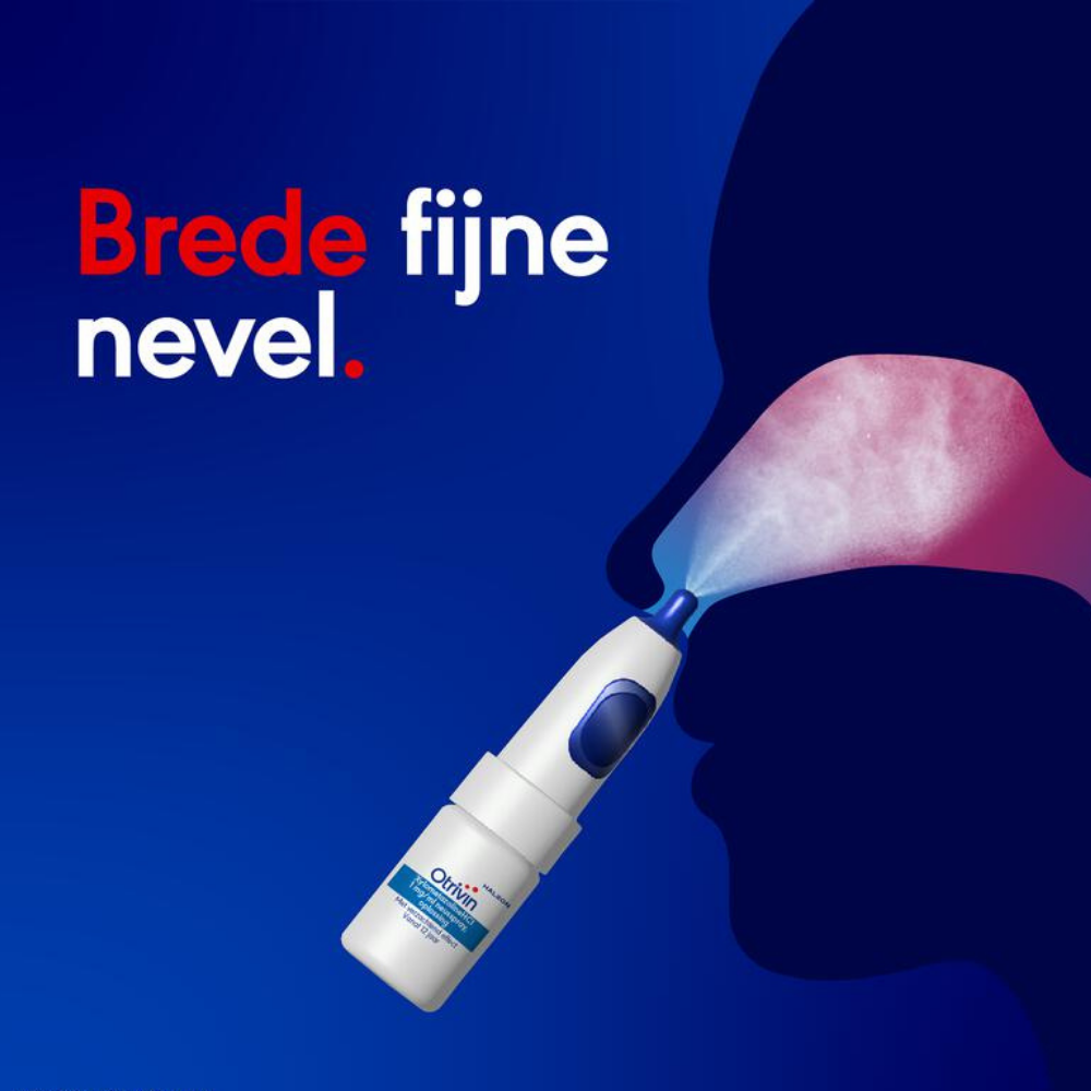 Otrivin Xylometazoline HCI 1mg/ml Neusspray 10ml - Snel en Langdurige Verlichting van een Verstopte Neus