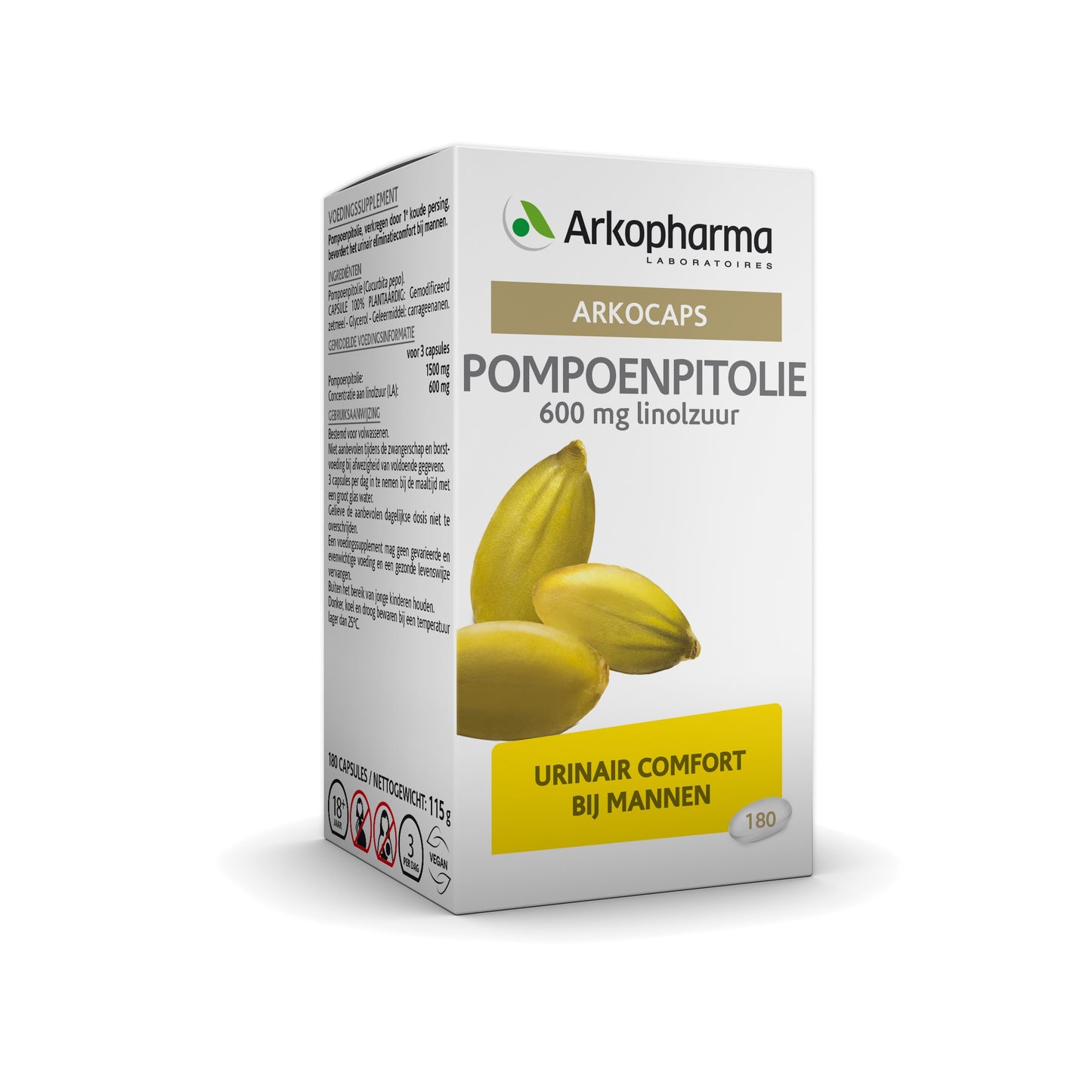 Arkocaps Pompoenpitolie - Goed voor de prostaat