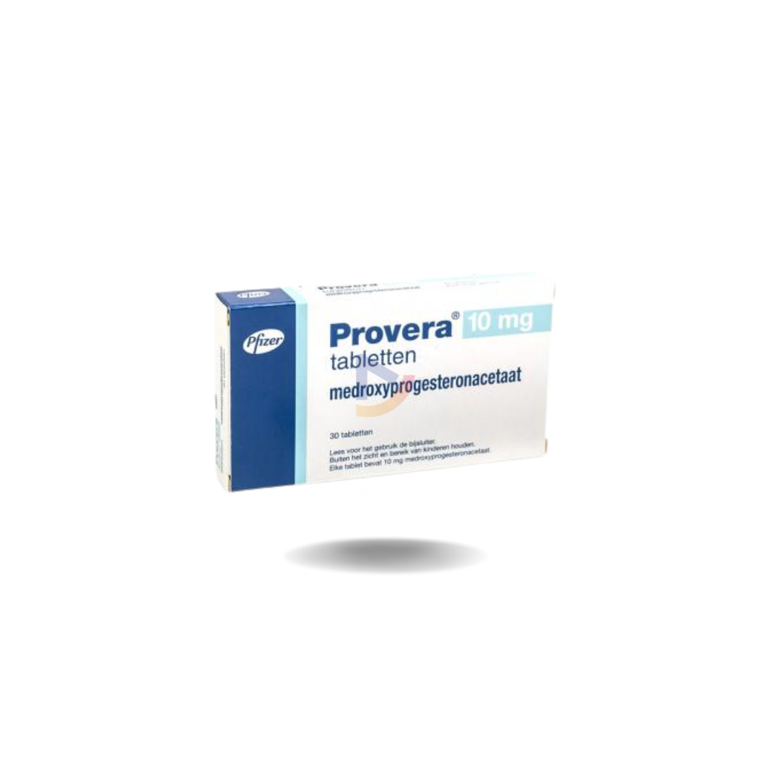 Provera 10 mg – Medroxyprogesteron tabletten (30 stuks) op recept