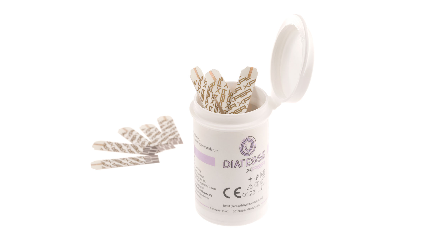 Diatesse XPER Teststrips – 50 Stuks voor Snel en Betrouwbaar Bloedglucosemeting