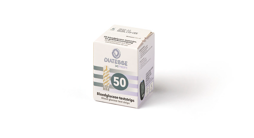 Diatesse XPER Teststrips – 50 Stuks voor Snel en Betrouwbaar Bloedglucosemeting