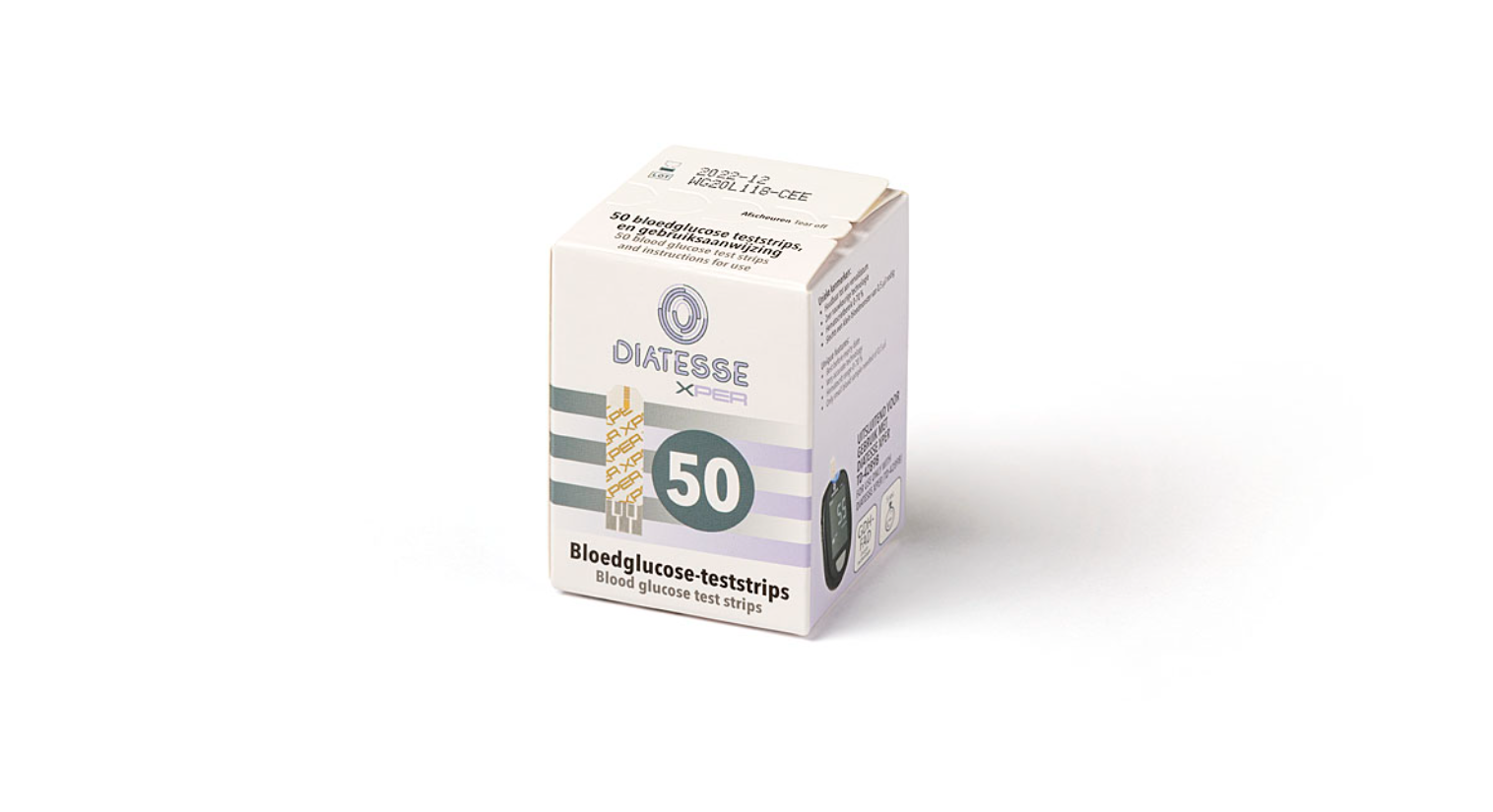 Diatesse XPER Teststrips – 50 Stuks voor Snel en Betrouwbaar Bloedglucosemeting