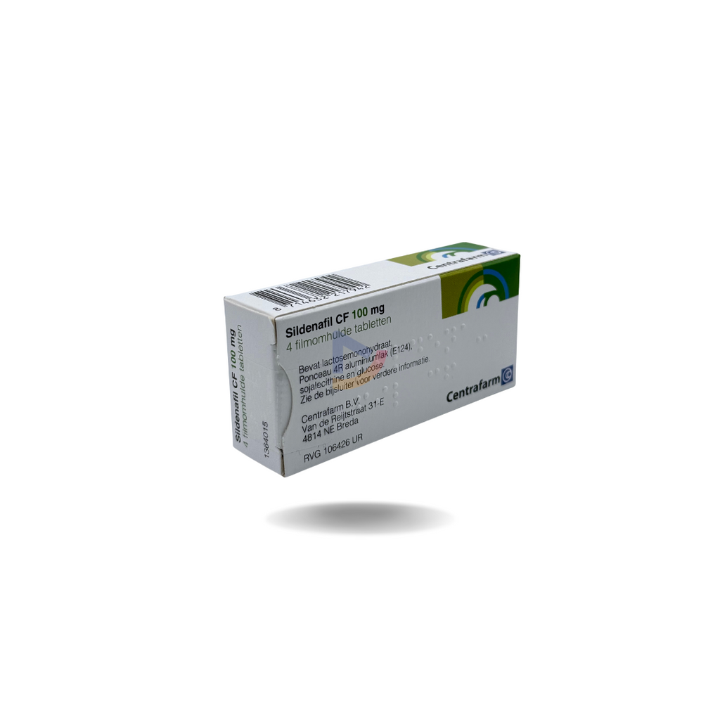 Sildenafil 100 mg – Sterke werking bij erectiestoornissen (4 tabletten)
