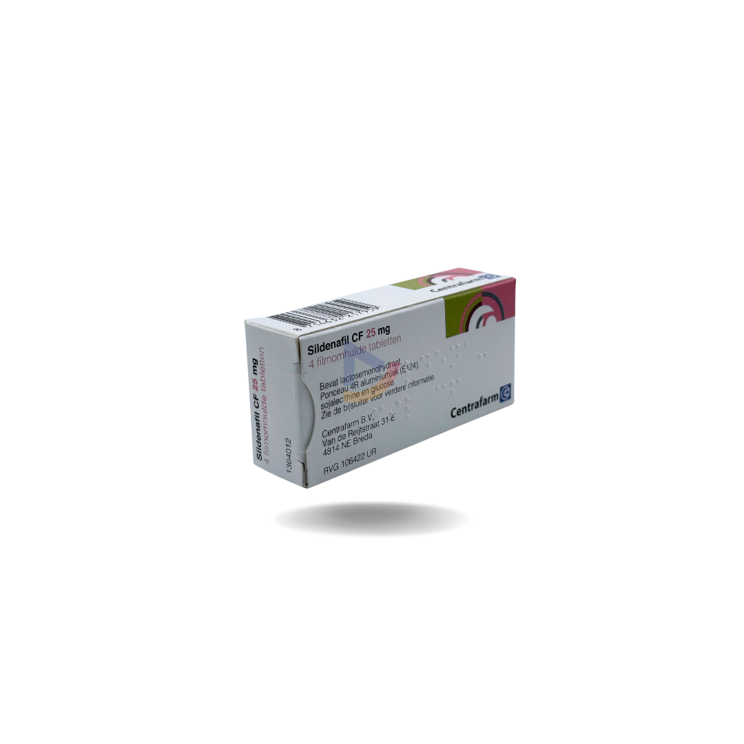Sildenafil 25 mg – 4 tabletten tegen erectieproblemen (recept nodig)