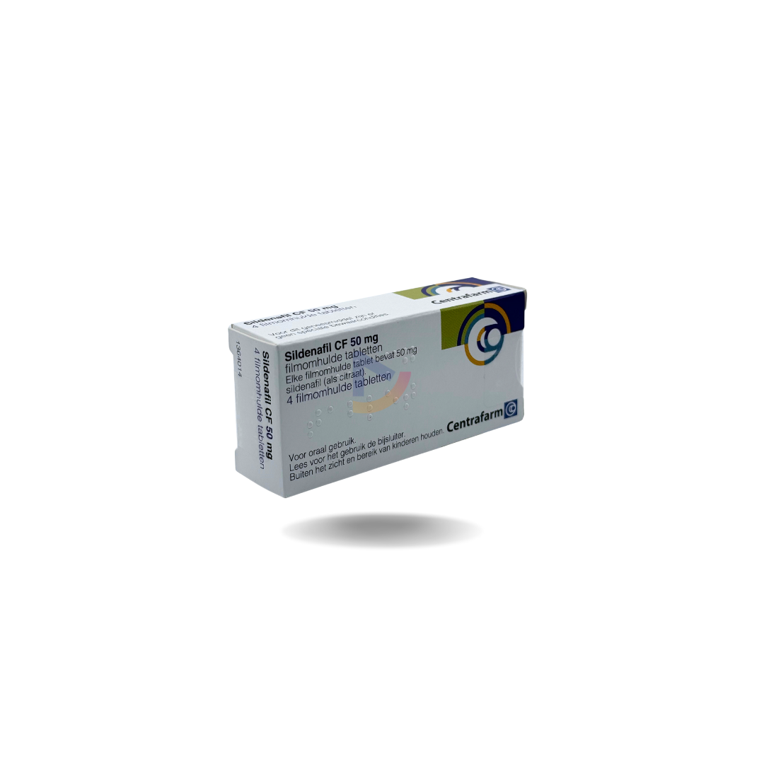 Sildenafil 50 mg – Hulp bij erectieproblemen (4 tabletten op recept)