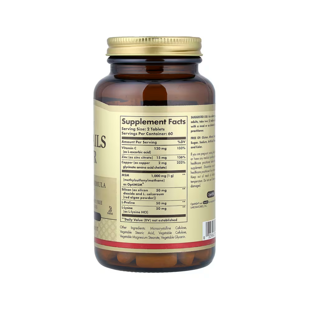 Solgar Skin, Nails and Hair Formula – Verzorg Huid, Nagels en Haar van Binnenuit - 120st