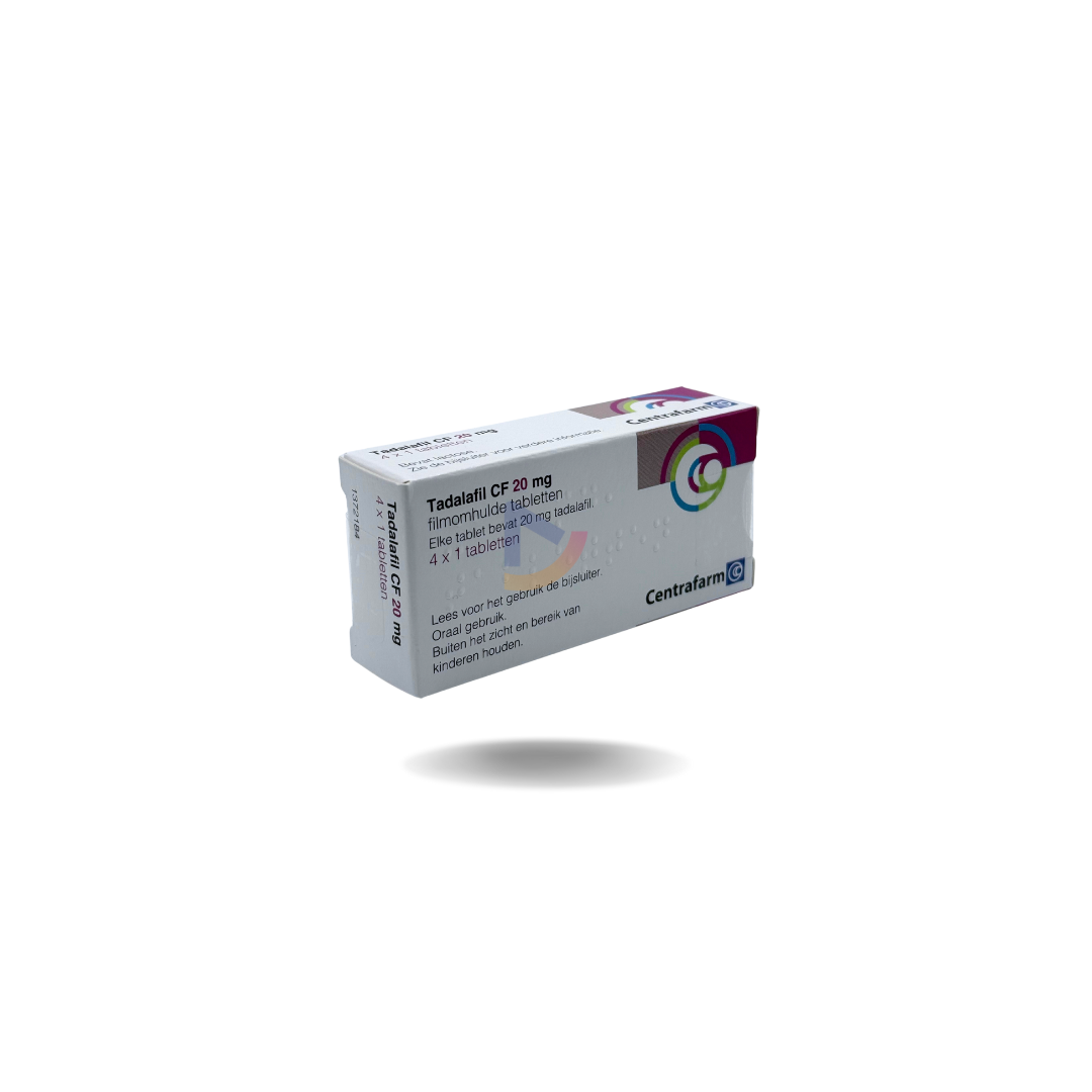 Tadalafil 20 mg CF – 4 tabletten, tot 36 uur effect | Op recept