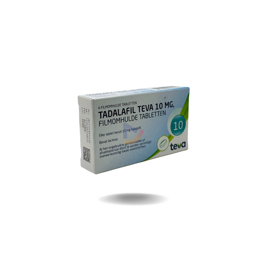 Tadalafil 10 mg Teva – 4 tabletten bij erectieproblemen | Op recept