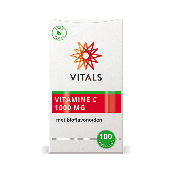 Vitals Vitamine C Tabletten 1000 mg – 100 stuks | Weerstand