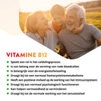 Vitals Vitamine B12 Capsules 1000 mcg – 100 stuks | Brein