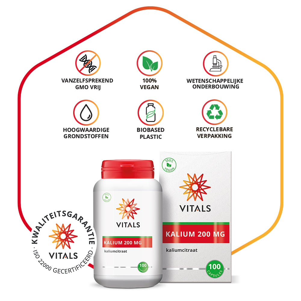 Vitals Kalium 200 mg 100 capsules