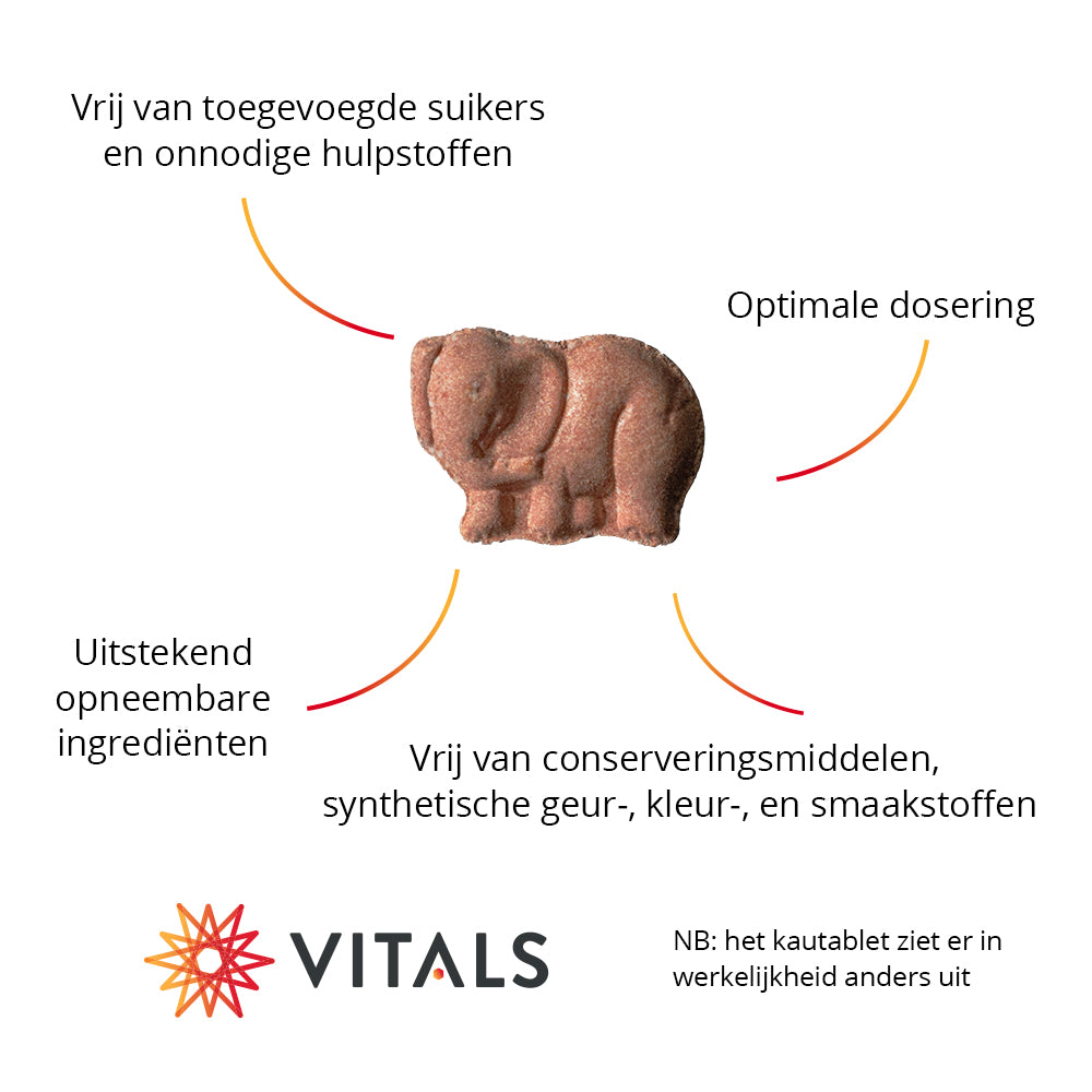 Vitals Elke Dag Junior 60 kauwtabletten