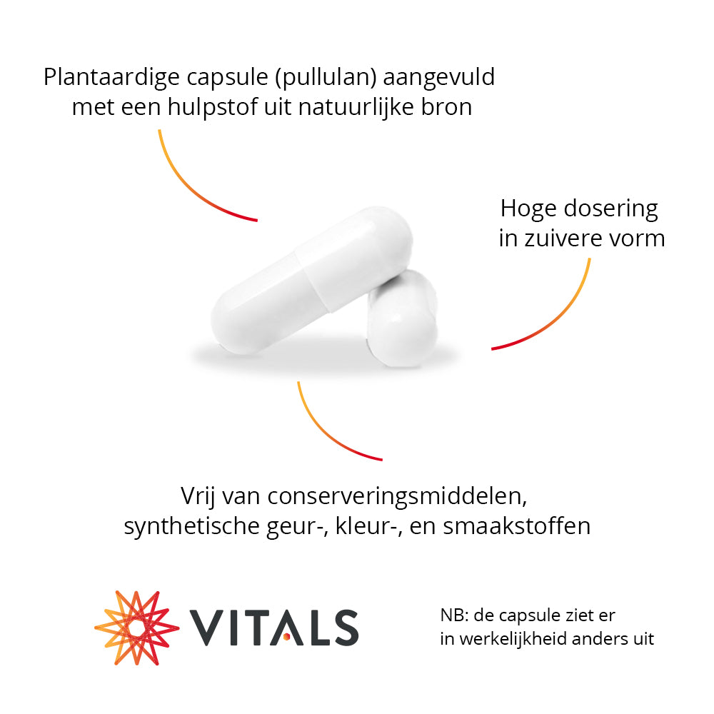 Vitals Vitamine K2 Capsules 180 mcg – 60 stuks | Weerstand