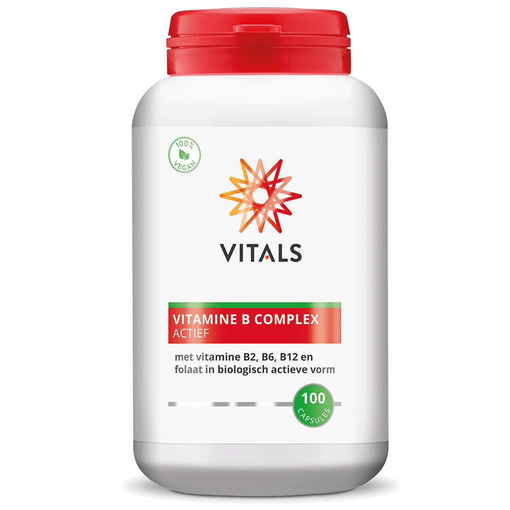 Vitals Vitamine B Complex Actief Capsules – 100 stuks | Brein