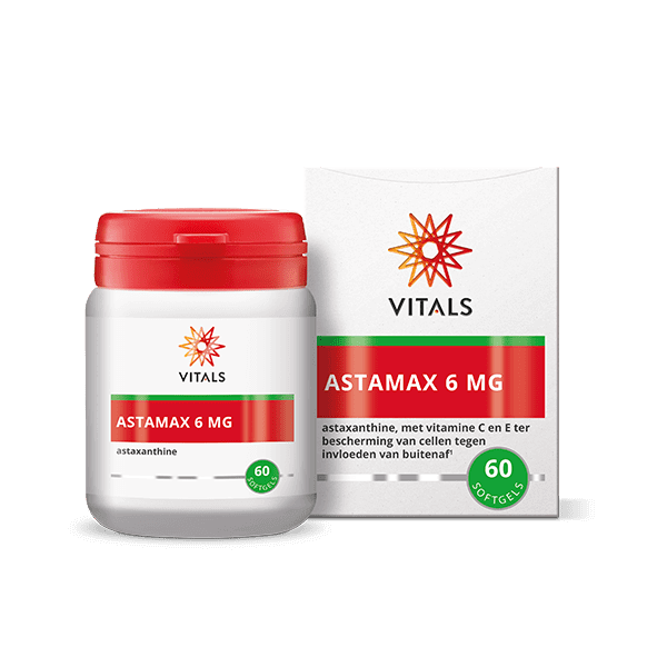 Vitals Astamax Softgels 6 mg – 60 stuks | Weerstand