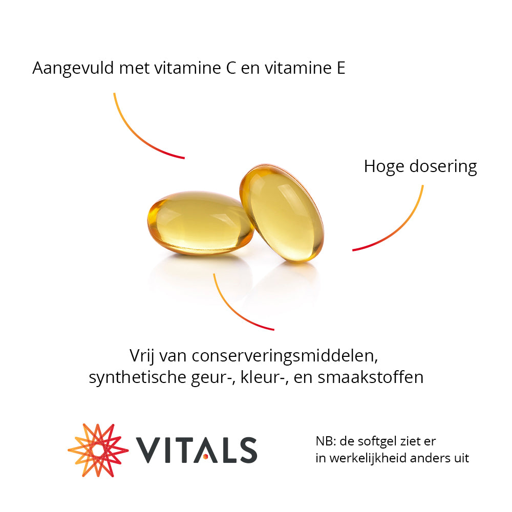 Vitals Astamax Softgels 6 mg – 60 stuks | Weerstand