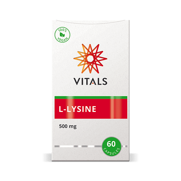 Vitals L-Lysine Capsules 500 mg – 60 stuks | Weerstand