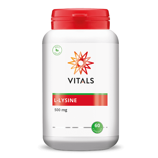 Vitals L-Lysine Capsules 500 mg – 60 stuks | Weerstand