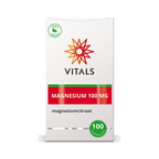 Vitals Magnesiumcitraat Capsules 100 mg – 100 stuks | Stress