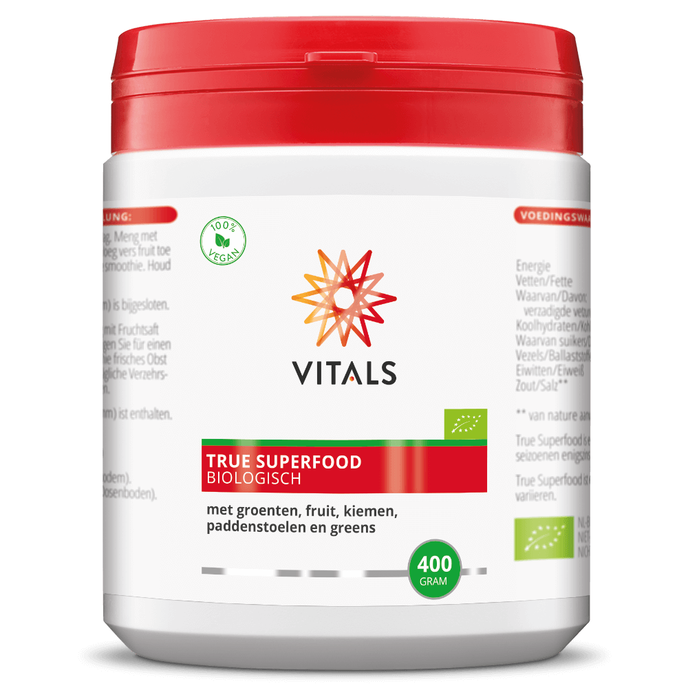 Vitals True Superfood Biologisch Poeder – 400 gram | Weerstand