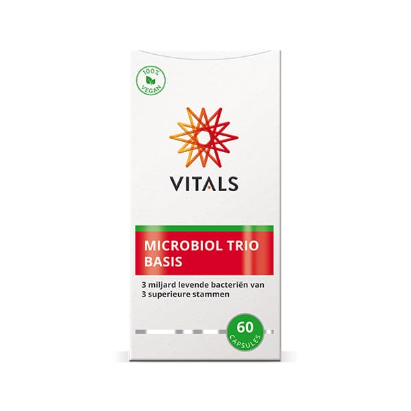 Vitals Microbiol Trio Basis Capsules – 60 stuks | Spijsvertering