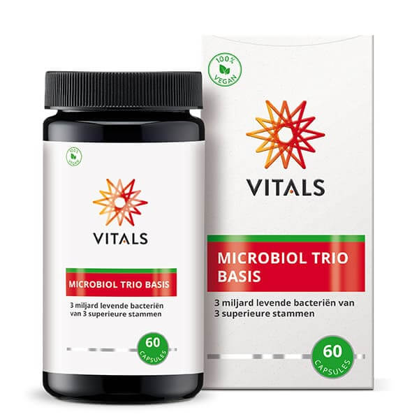 Vitals Microbiol Trio Basis Capsules – 60 stuks | Spijsvertering