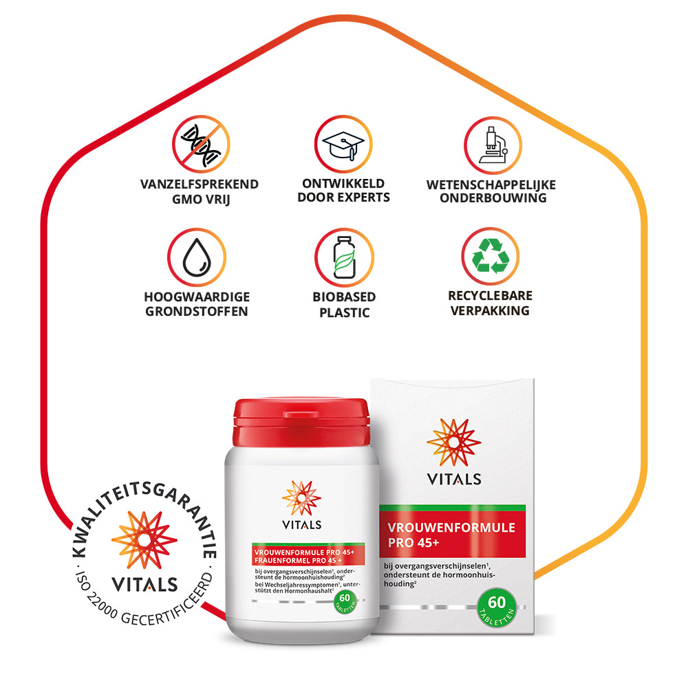 Vitals Vrouwenformule Pro 45+ 60 tabletten