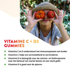 Vitals Vitamine C + D3 Gummies 60 gummies