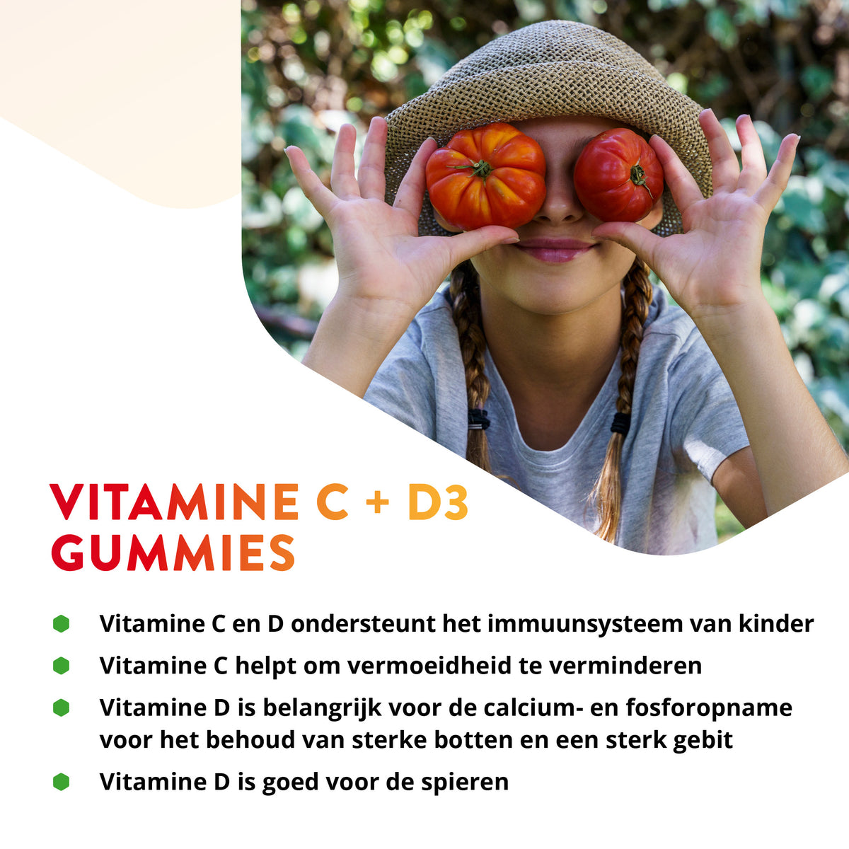 Vitals Vitamine C + D3 Gummies 60 gummies