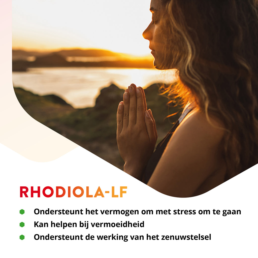 Vitals Rhodiola-LF Capsules – 60 stuks | Stress