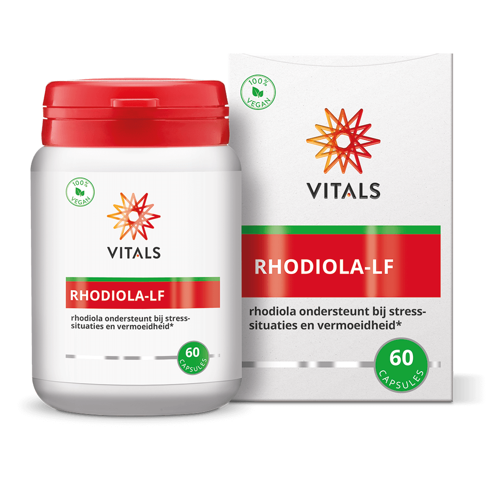 Vitals Rhodiola-LF Capsules – 60 stuks | Stress