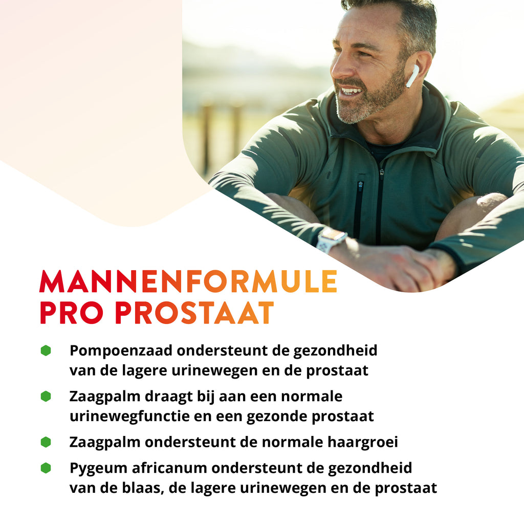 Vitals Mannenformule Pro Prostaat Capsules – 60 stuks | Weerstand