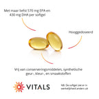 Vitals Ultra Pure EPA/DHA Softgels 1000 mg – 60 stuks | Weerstand
