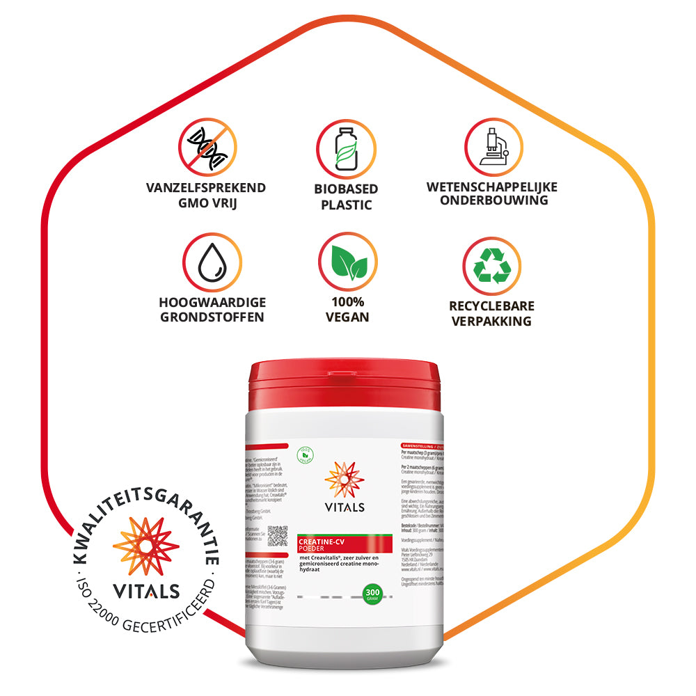 Vitals Creatine-CV Poeder – 300 gram | Sport
