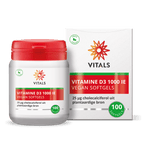 Vitals Vitamine D3 Softgels 1000 IE – 100 stuks | Weerstand