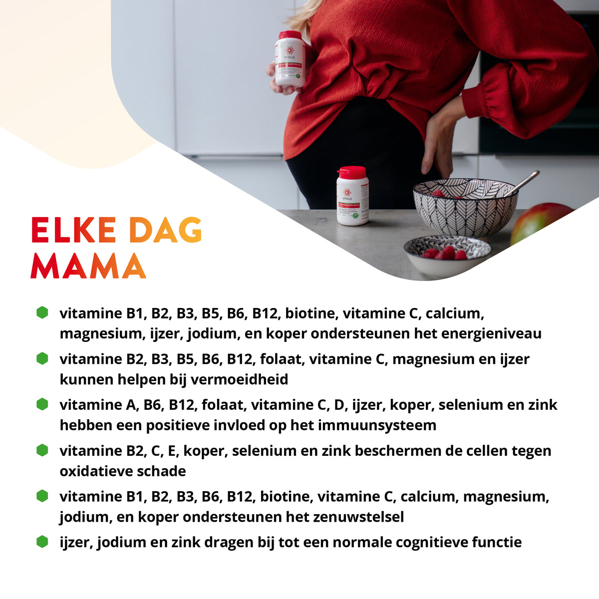 Vitals Elke Dag Mama 60 capsules