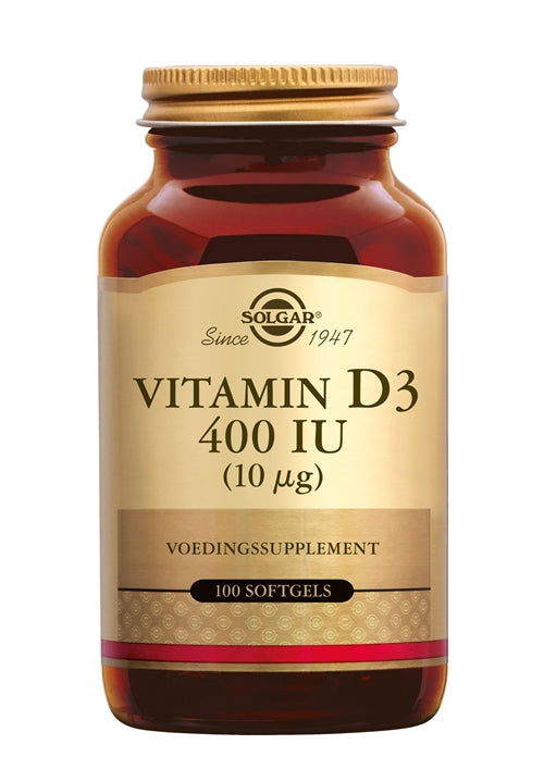 Solgar - Vitamin D3 10 µg/400 IU softgels