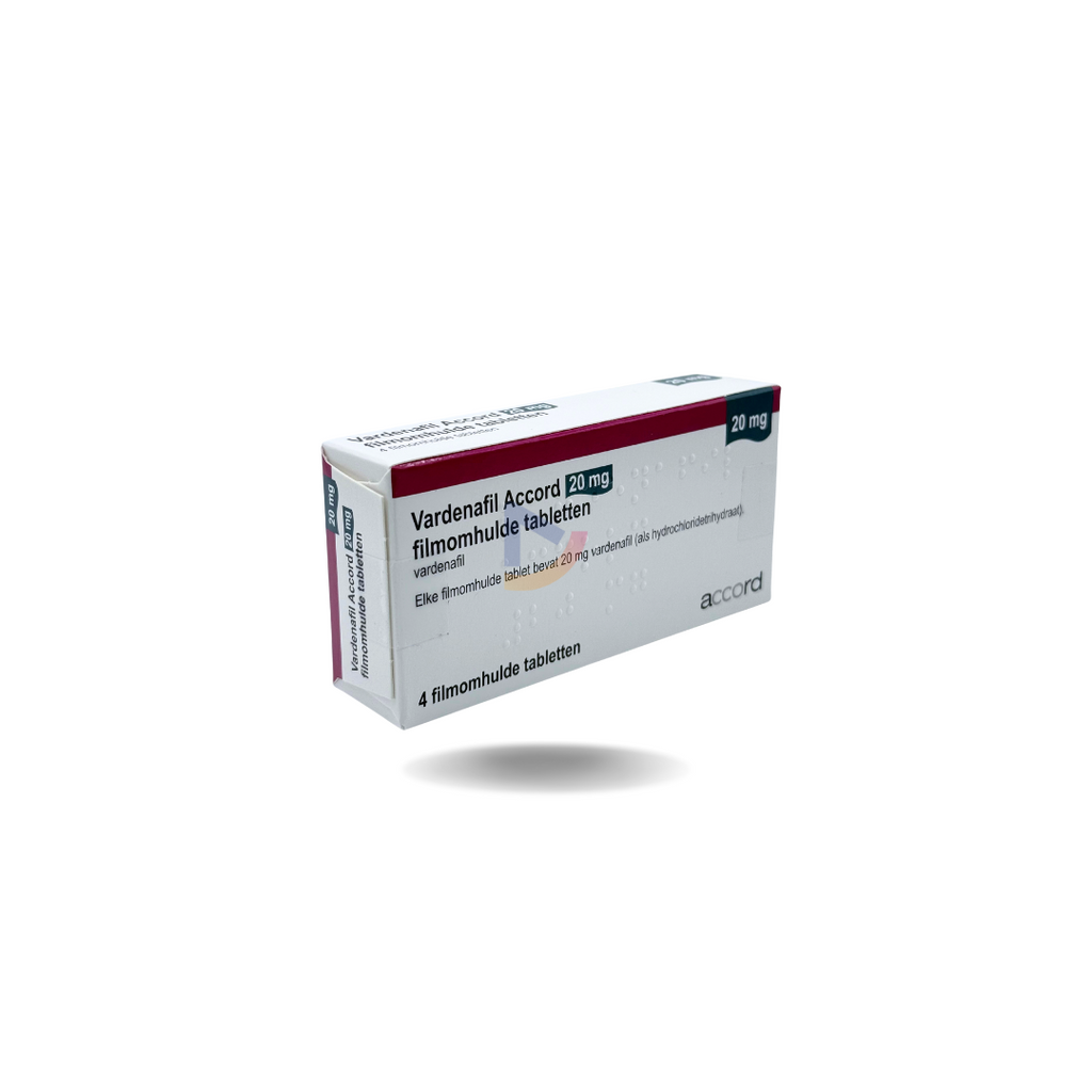 Vardenafil 20 mg – krachtige oplossing bij erectieproblemen (4 tabletten)