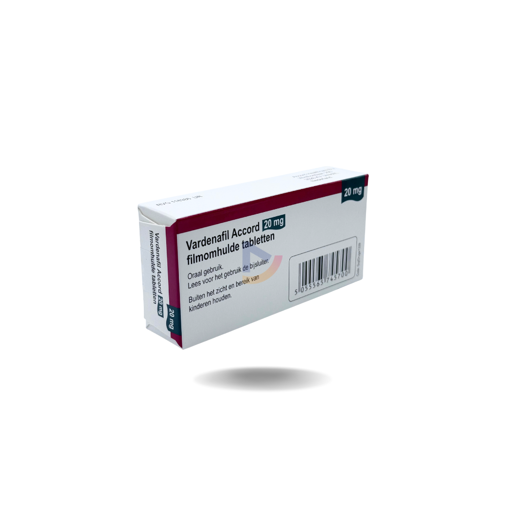 Vardenafil 20 mg – krachtige oplossing bij erectieproblemen (4 tabletten)
