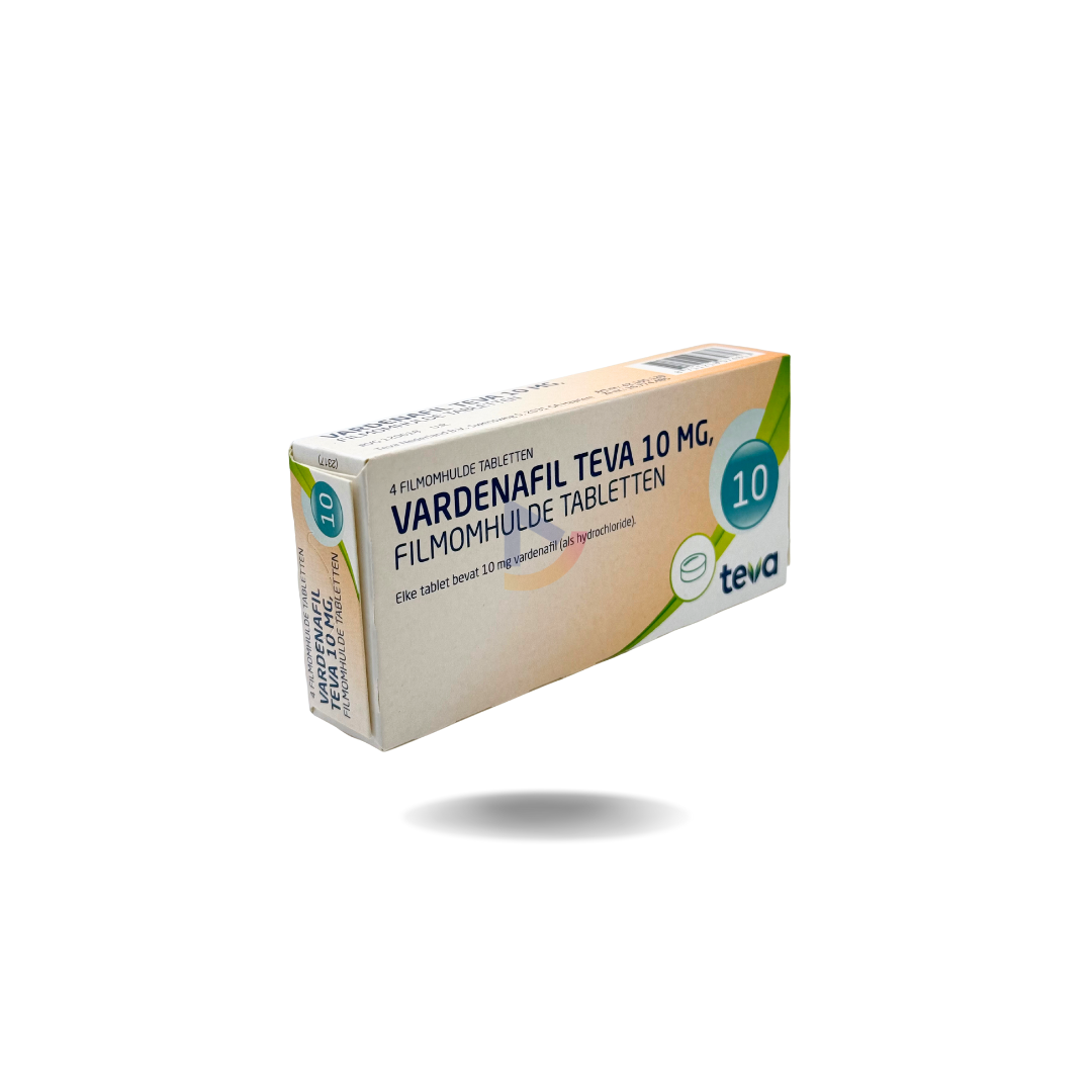Vardenafil 10 mg – 4 tabletten tegen erectieproblemen (op recept)