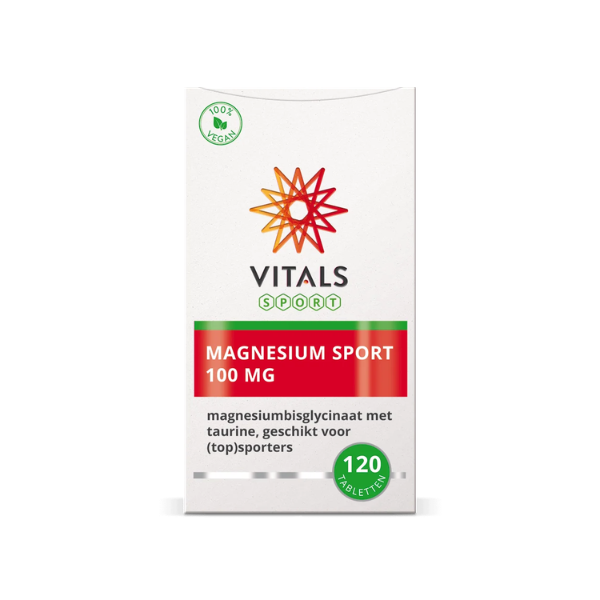 Vitals Magnesium Sport Tabletten 100 mg – 120 stuks | Sport