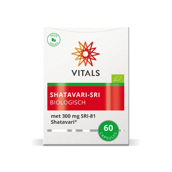 Vitals Shatavari-SRI Biologisch 60 capsules