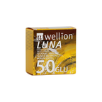 Wellion Luna Glucose Teststrips 50 stuks – Betrouwbare en Nauwkeurige Bloedsuikermeting
